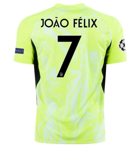 Atletico Madrid Third Soccer Jersey Shirt JOAO FELIX #7 2020/21